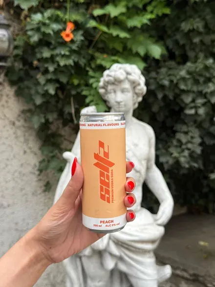 Seltz Peach Vodka Soda
