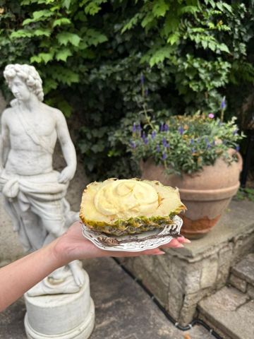 Înghețată Ananas în fruct natural